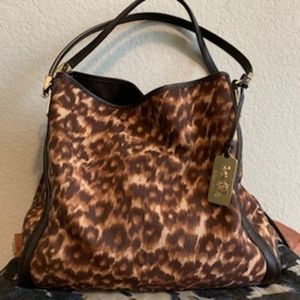 Coach animal print handbag